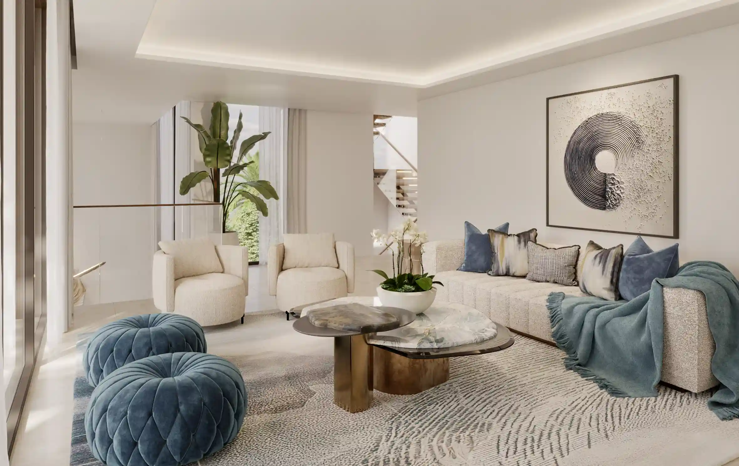 1732790318.03) Nad Al Sheba Gardens Phase 7 - 4 Bedroom Villas Living Room